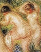 Pierre Renoir Seated Nude (detail) oil painting reproduction